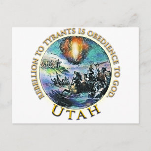 Invitation Carte Postale Parti Utah