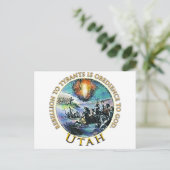 Invitation Carte Postale Parti Utah (Debout devant)