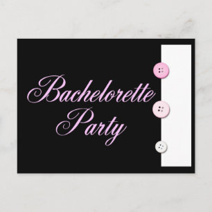 Invitation Carte Postale Partie de Bachelorette