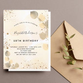Invitation Carte Postale Parties scintillant d'eucalyptus d'anniversaire fe