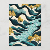 Invitation Carte Postale Paysage moderne (Devant)