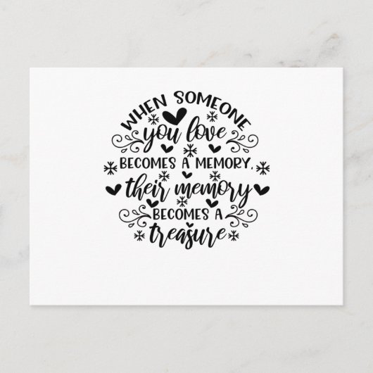 Invitation Carte Postale Penser à toi au ciel semble si loin, Pourtant un (Devant)