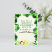 Invitation Carte Postale Petite Forêt Mignonne (Debout devant)