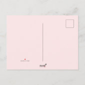 Invitation Carte Postale Petite maison avec dragon Fille Bébé Anniversaire (Dos)