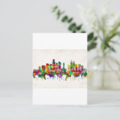 Invitation Carte Postale Philadelphie Pennsylvanie Skyline (Debout devant)