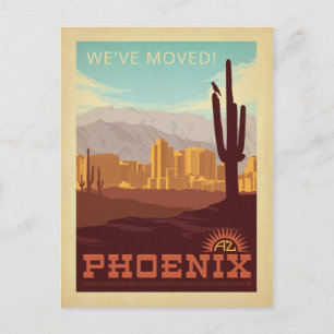 Invitation Carte Postale Phoenix, Arizona   que nous nous sommes déplacé