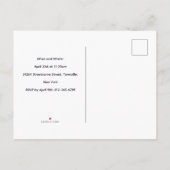 Invitation Carte Postale Photo audacieuse 40e anniversaire (Dos)