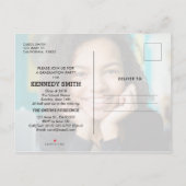 Invitation Carte Postale Photo Graduation Party Invitation. (Dos)