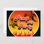 Invitation Carte Postale PimpMyParty (Devant / Derrière)