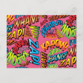 Invitation Carte Postale Pink Fun Modern Fête des mariées Comique Livre (Dos)