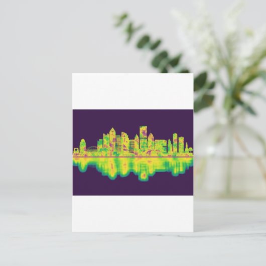 Invitation Carte Postale Pittsburgh (Debout devant)