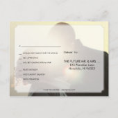Invitation Carte Postale PixDezines RSVP/FAUX GOLD/FUN SCRIPT/do-it-yoursel (Dos)