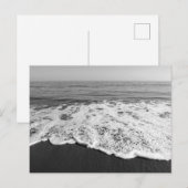 Invitation Carte Postale Plage/Sable/Vagues (Devant / Derrière)