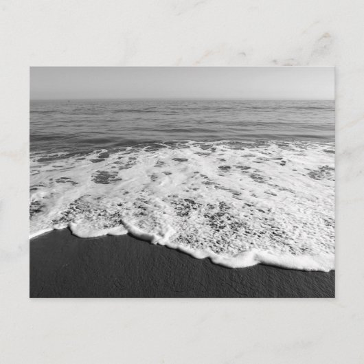 Invitation Carte Postale Plage/Sable/Vagues (Devant)
