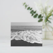Invitation Carte Postale Plage/Sable/Vagues (Debout devant)