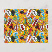 Invitation Carte Postale Plaisir prêt à pop Baby shower Comic Book (Dos)