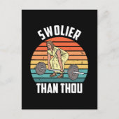 Invitation Carte Postale Plus Swol que toi (Devant)