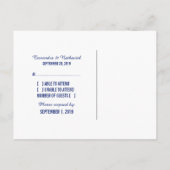 Invitation Carte Postale Police Box RSVP Postcard v3 (Dos)