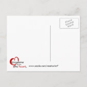 Invitation Carte Postale Popcorn (Dos)