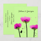 INVITATION CARTE POSTALE POPPY 311-PASSIONNÉS | LIMITE DE SCRIPT (Devant / Derrière)