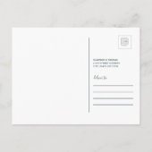 Invitation Carte Postale Portland, Oregon | Nous avons bougé (Dos)