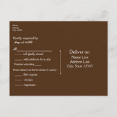 Invitation Carte Postale Pots de maçon rustiques illuminés Daises & Dentell (Dos)