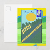 Invitation Carte Postale Poulailler (Devant / Derrière)