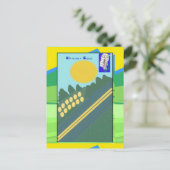 Invitation Carte Postale Poulailler (Debout devant)