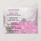 Invitation Carte Postale Pour toujours et pour un jour (Dos)