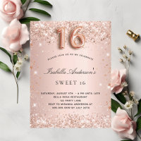 Poussière de fard à joues rose gold pailleté pour