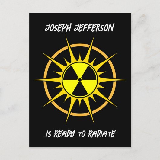 Invitation Carte Postale Prêt à rayonner (Devant)