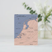 Invitation Carte Postale Prévisions météo Pays-Bas (Debout devant)