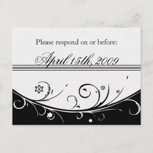Invitation Carte Postale Prière RSVP