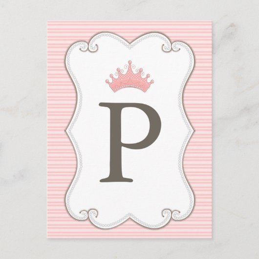 Invitation Carte Postale Princesse Anniversaire Faites vos propres Bannière (Devant)