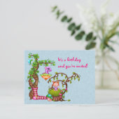 Invitation Carte Postale Princesse Muffin & Amis Pixel Art (Debout devant)