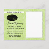 Invitation Carte Postale Promo d'extravagance (Dos)