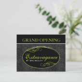 Invitation Carte Postale Promo d'extravagance (Debout devant)