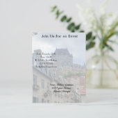 Invitation Carte Postale Quartier historique de Québec (Debout devant)