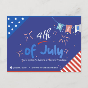 Invitation Carte Postale Que la liberté scintille !