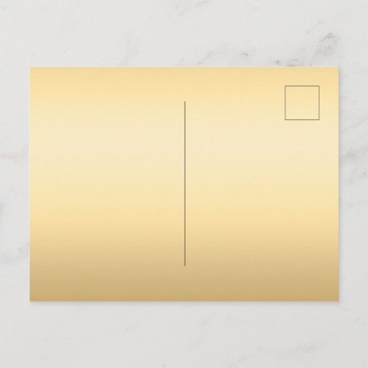 Invitation Carte Postale Quinceanera bleu royal or parties scintillant robe (Dos)