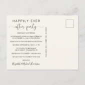 Invitation Carte Postale Réception de crèmes glacées photo pour Ils vécuren (Dos)