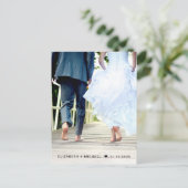 Invitation Carte Postale Réception de crèmes glacées pour les photos de "Il (Debout devant)