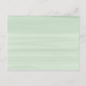 Invitation Carte Postale Recette de Fête des mariées de fleurs blanches (Dos)