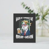 Invitation Carte Postale Refaire la Saint-Patrick Grande Encore Saint-Paddy (Debout devant)