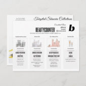 Invitation Carte Postale Régiments de soins de beauté (Devant / Derrière)