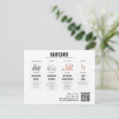 Invitation Carte Postale Régiments de soins de beauté (Debout devant)