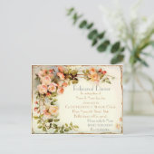 Invitation Carte Postale Répétition dîner (Debout devant)