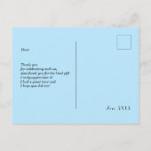 Invitation Carte Postale retraite d'enseignant, Apple, retraite d'enseignan (Dos)