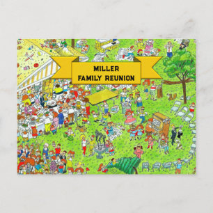 Invitation Carte Postale Réunion familiale