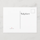 Invitation Carte Postale Réunion familiale de pastèque (Dos)